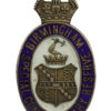 Birmingham Special Constabulary Reserve Enamelled Lapel Badge - King's Crown