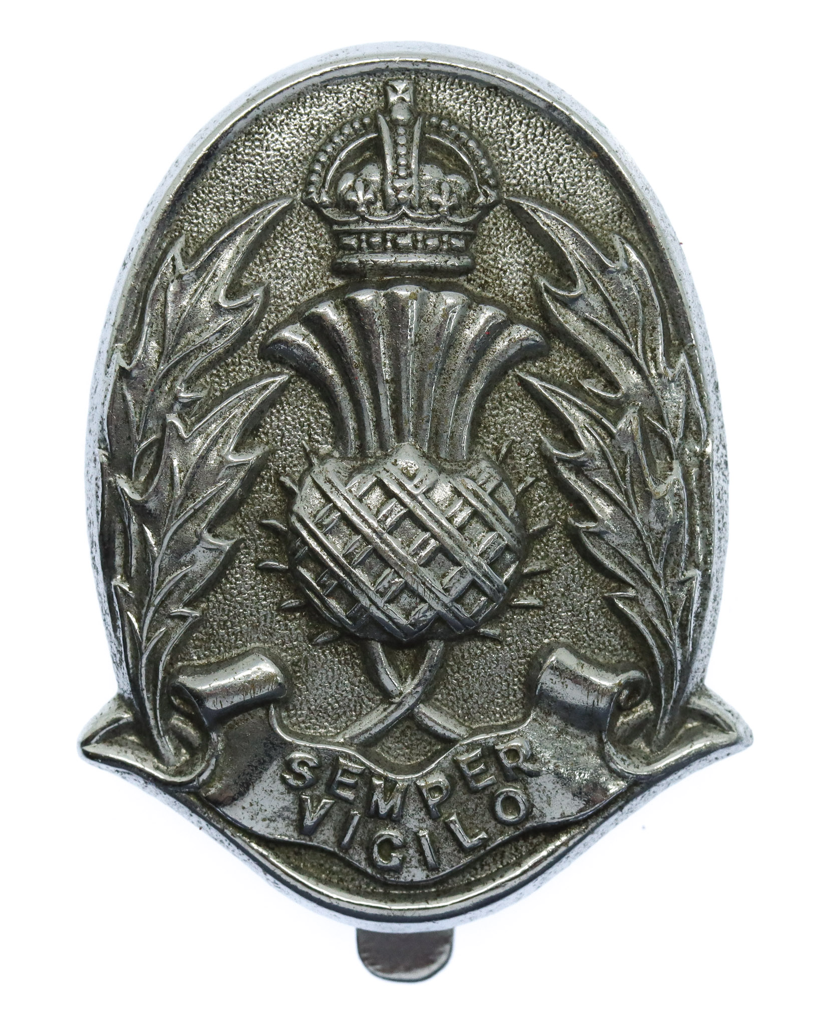 Scottish Police Forces Cap Badge - King's Crown