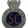 Lincolnshire Special Constabulary Enamelled Cap Badge - King's Crown