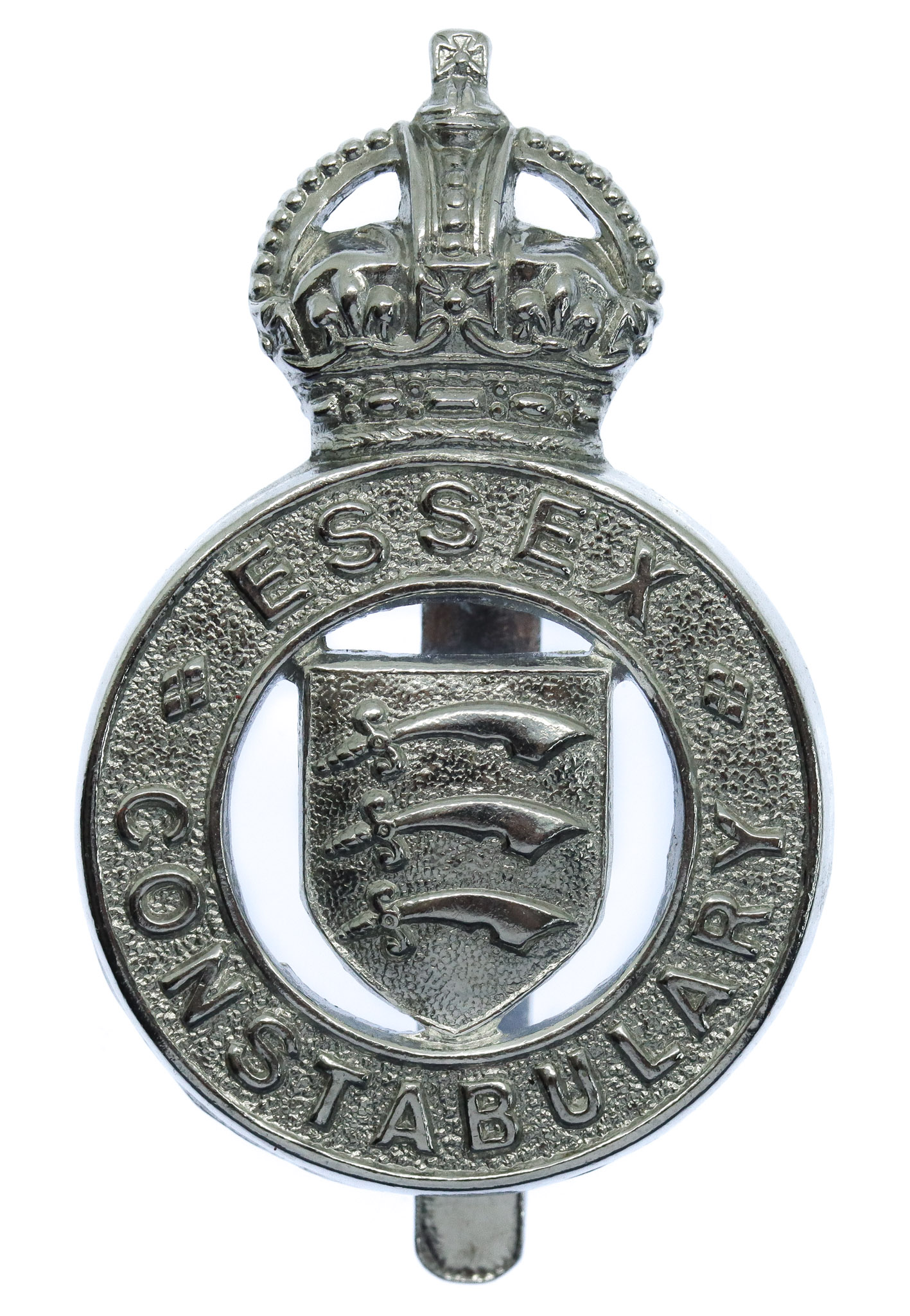 Essex Constabulary Cap Badge - King's Crown