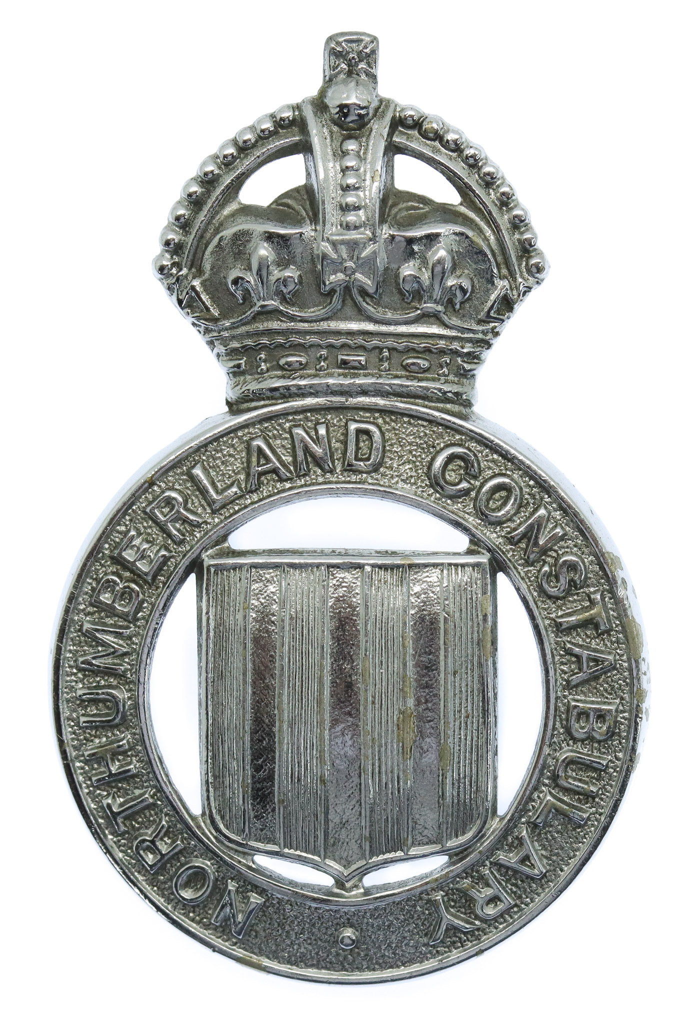 Northumberland Constabulary Cap Badge - King's Crown