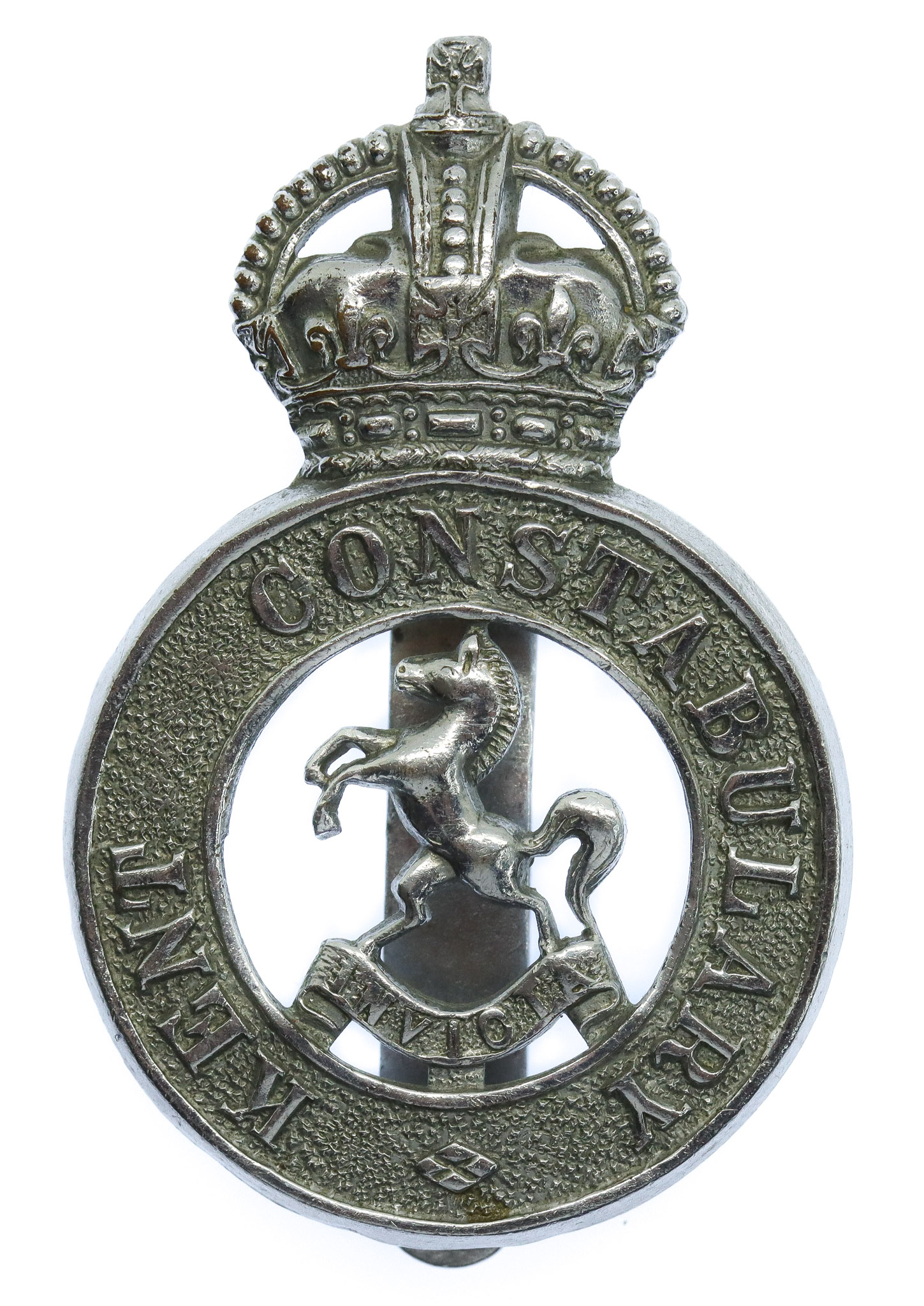 Kent Constabulary Cap Badge - King's Crown