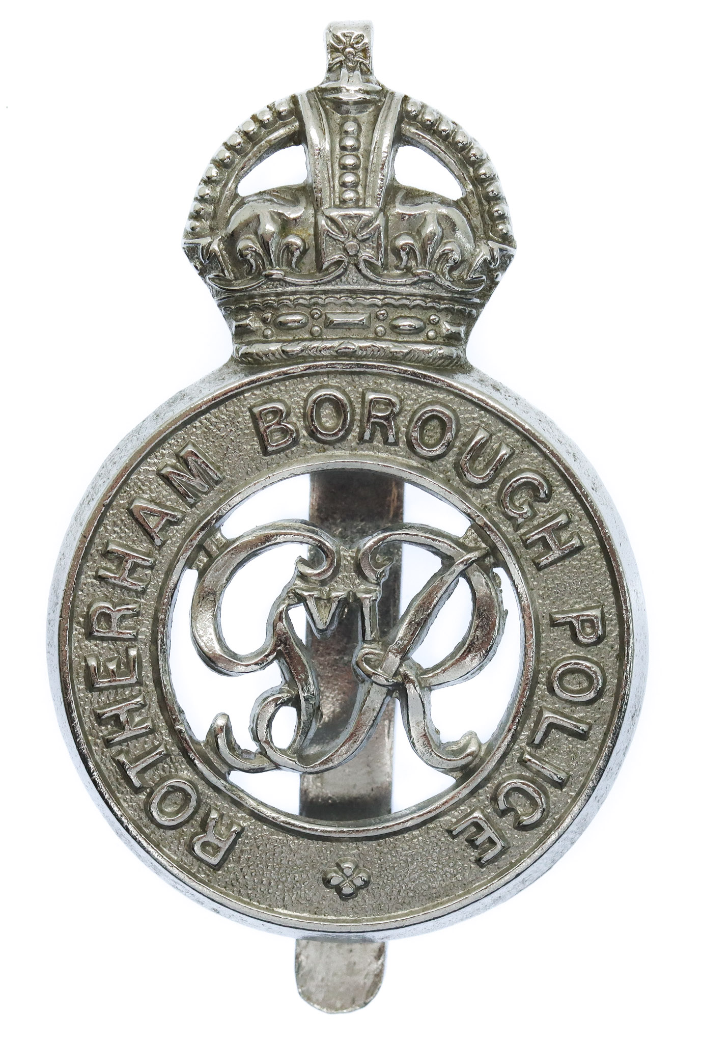 George VI Rotherham Borough Police Cap Badge