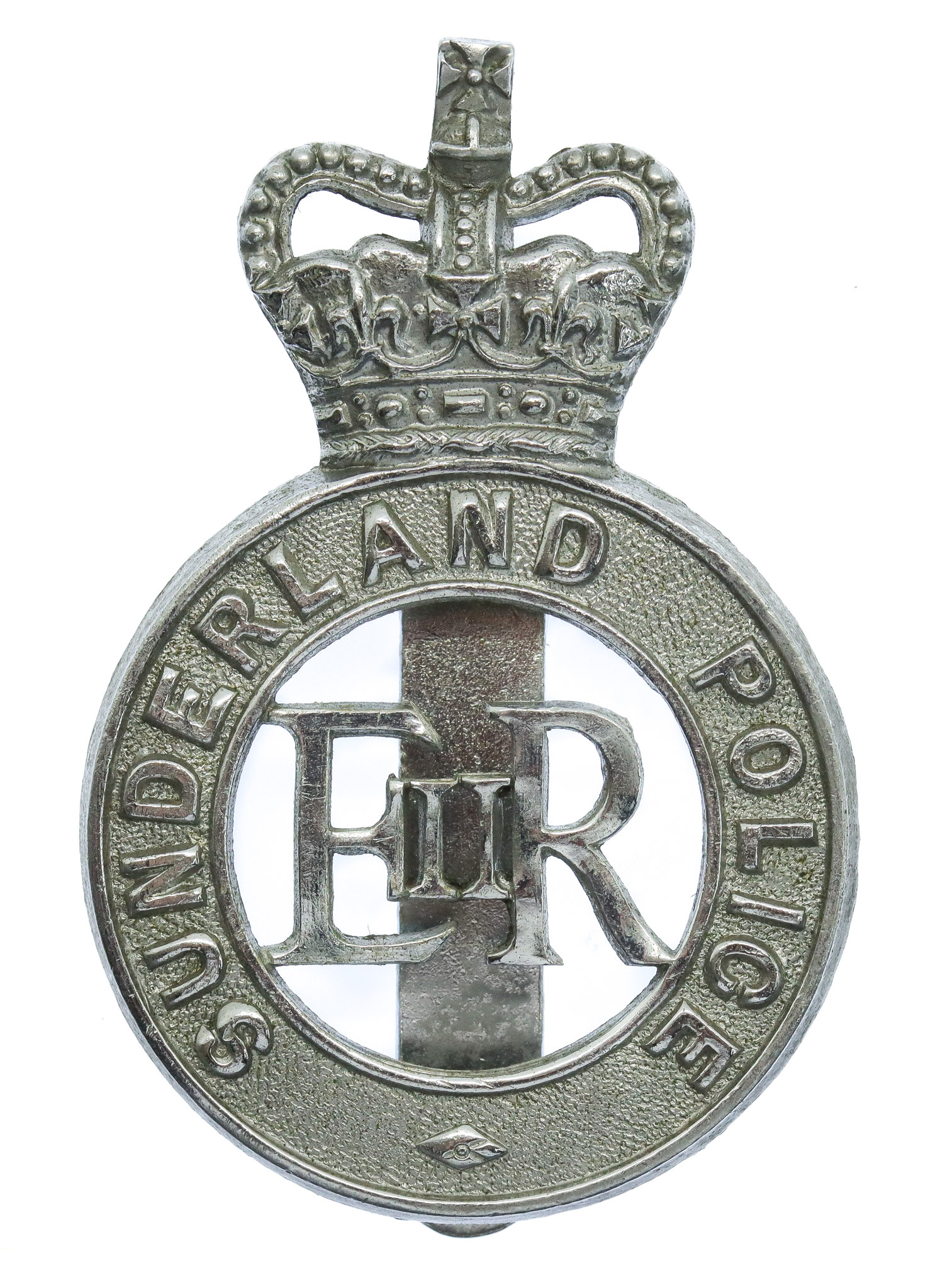 Sunderland Borough Police Cap Badge - Queen's Crown