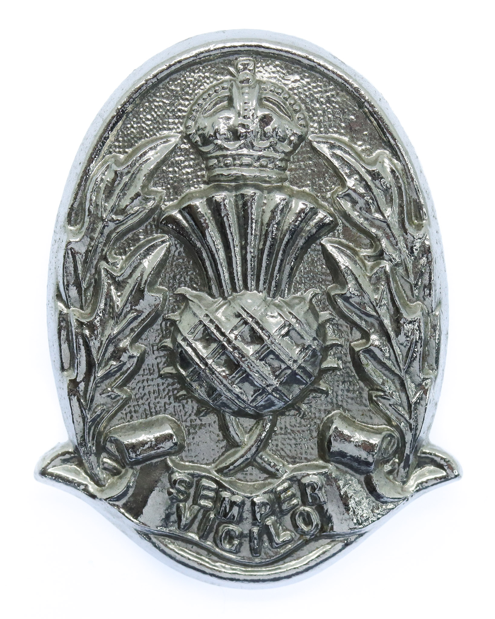 Scottish Police Forces Cap Badge - King's Crown