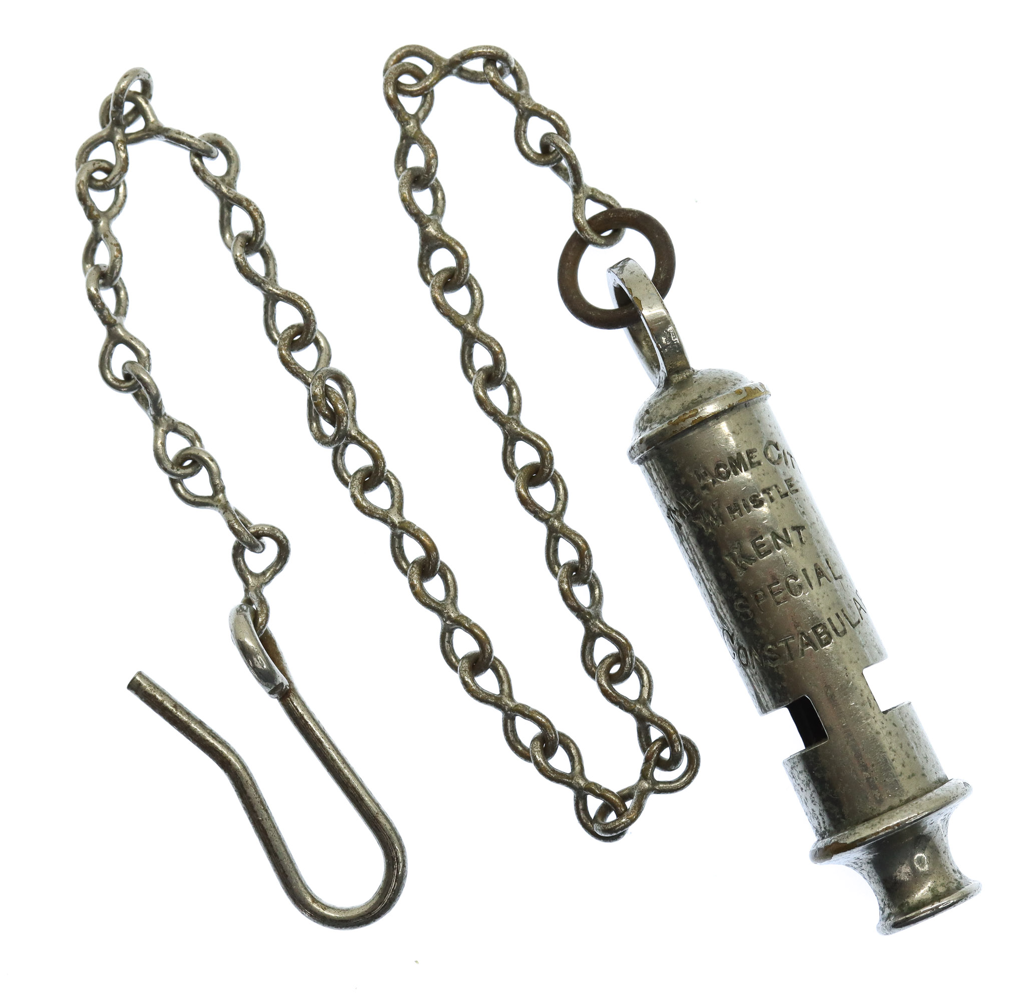 Kent Special Constabulary Acme City Police Whistle & Chain