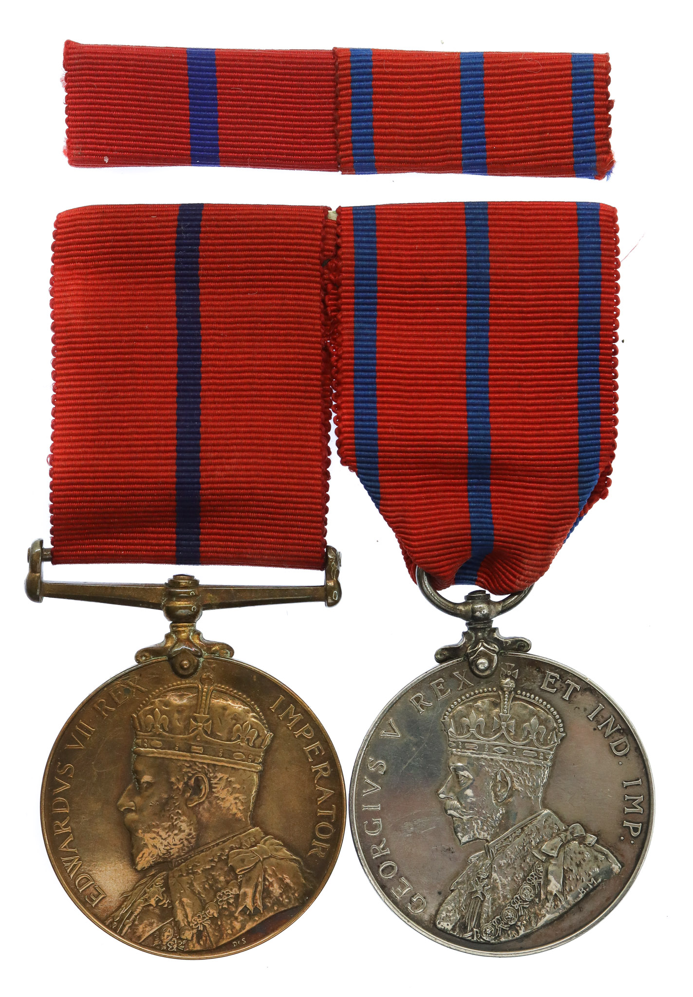 1902 Police Coronation Medal & 1911 Police Coronation Medal Pair - PC. J. Smith, 'T' Division (Hammersmith), Metropolitan Police