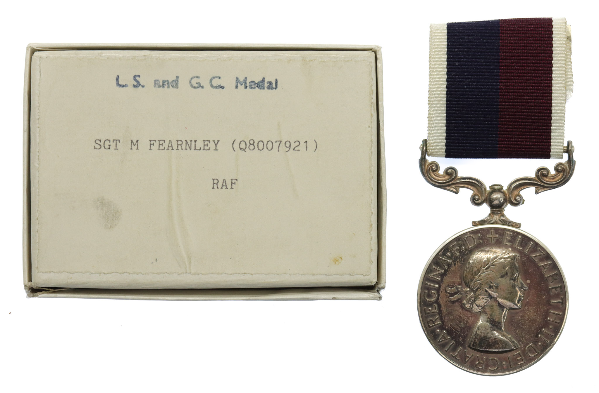 EIIR Royal Air Force Long Service & Good Conduct Medal - Sgt. M. Fearnley, Royal Air Force