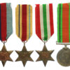 WW2 First Wave at Salerno Military Medal (Immediate) Group of Six to a Prisoner of War - L.Sgt. F. Price, Hampshire Regiment
