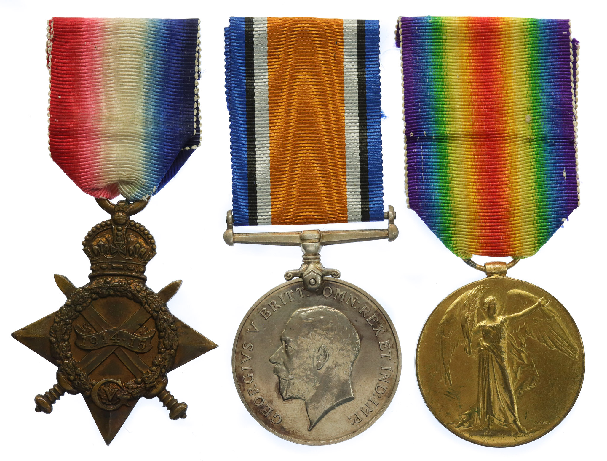 WW1 1914-15 Star Medal Trio - Pte. N.F. Cope, Royal Fusiliers