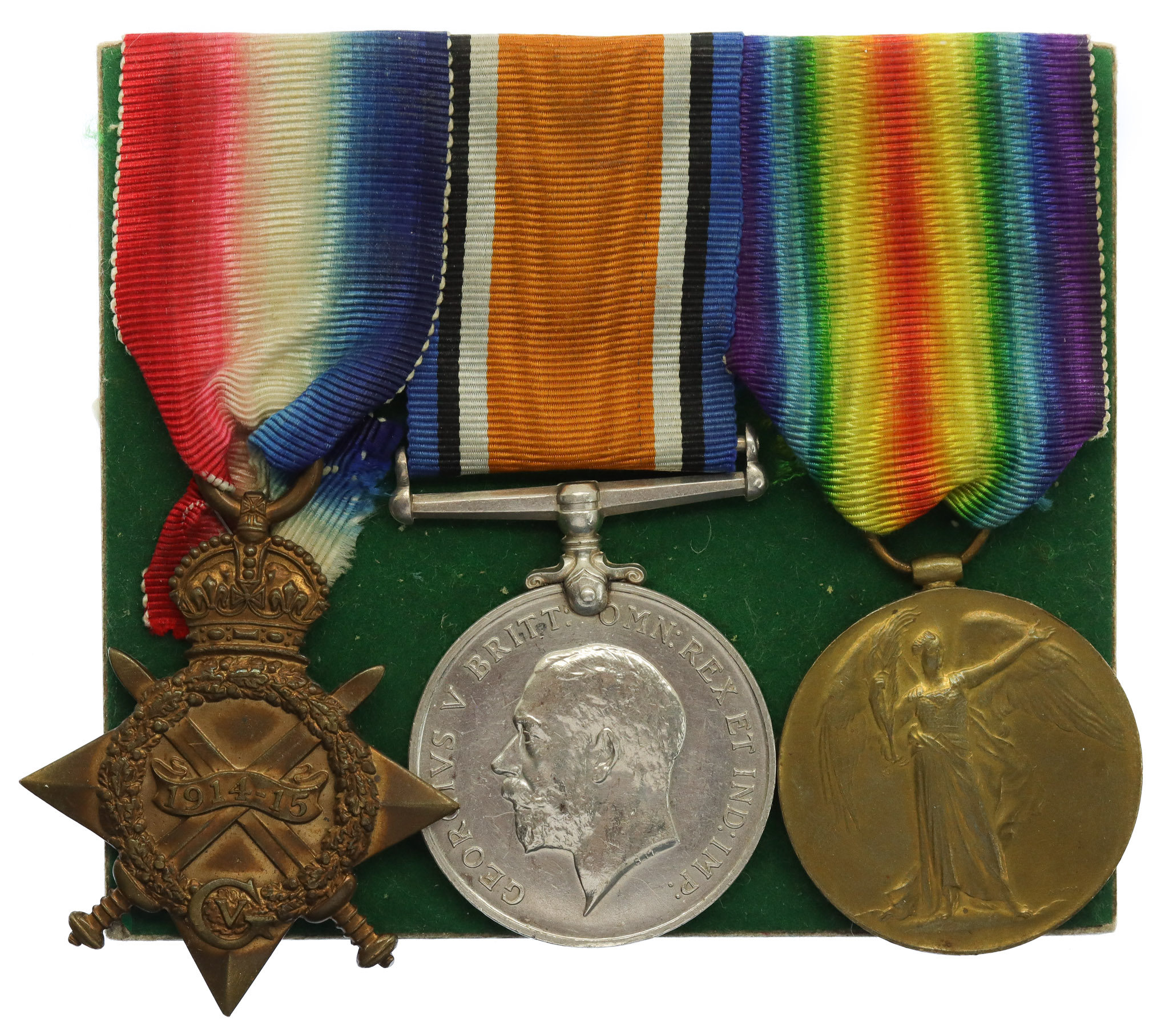 WW1 1914-15 Star Medal Trio - Pte. J. Burton, Northumberland Yeomanry (Hussars)