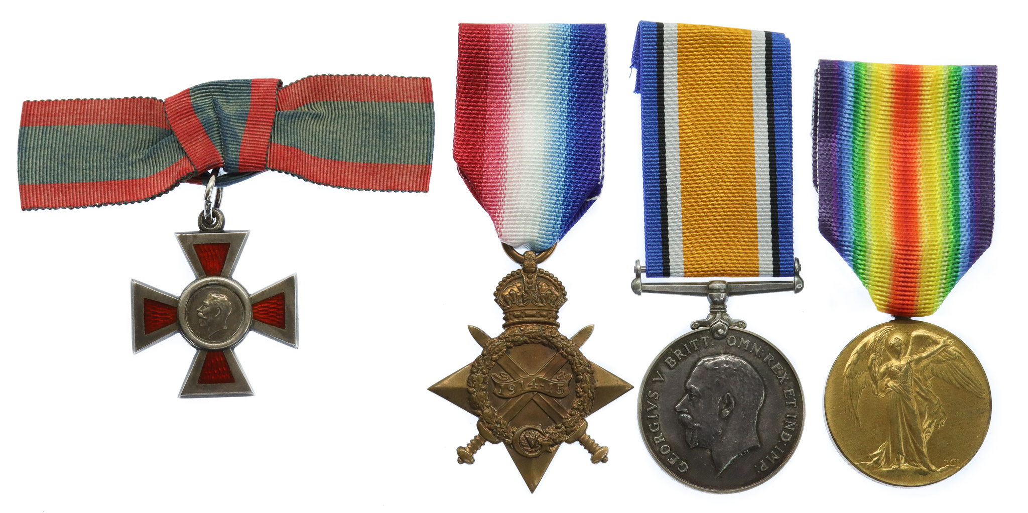 First World War A.R.R.C. Medal Group of Four - Mrs. Florence L. Brigg, British Red Cross and Order of St. John of Jerusalem