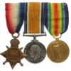 WW1 1914-15 Star Medal Trio - Pte. T.E. Pearson, City of London Yeomanry