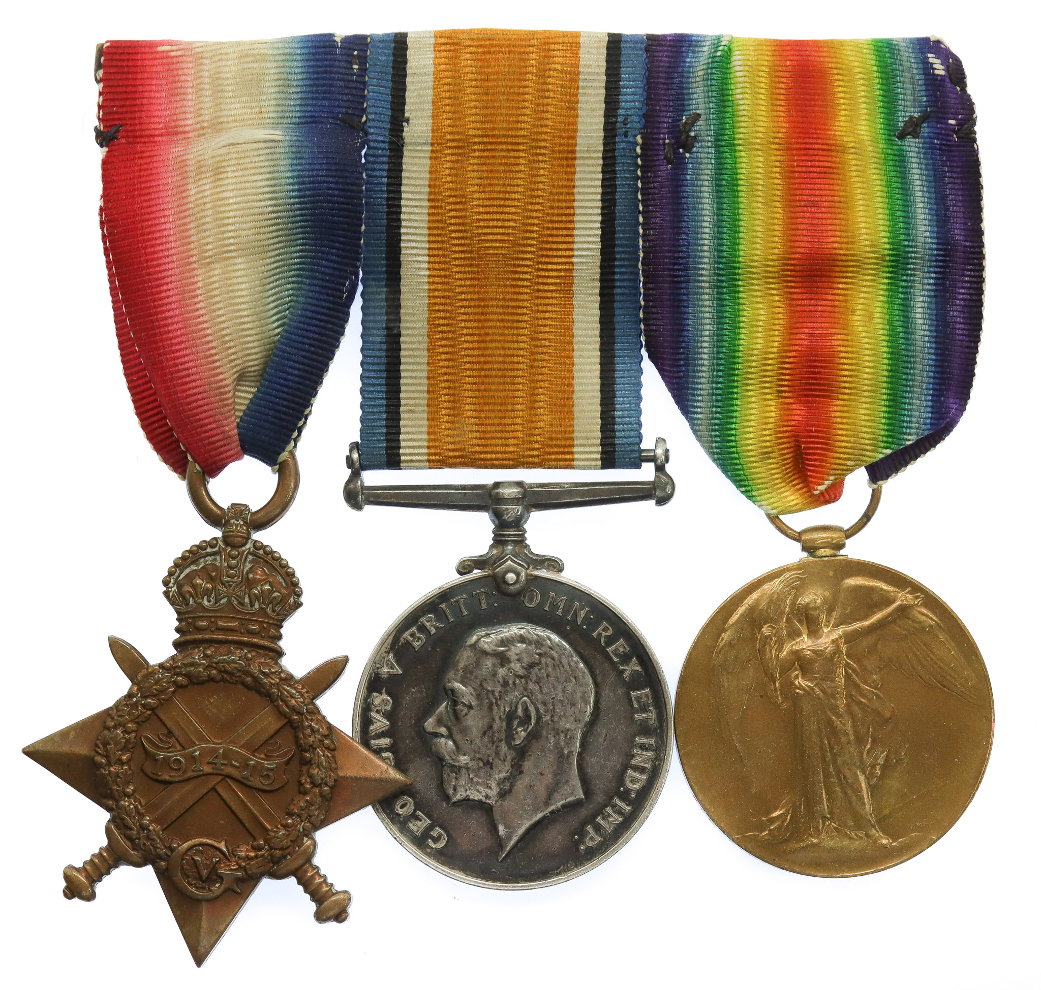 WW1 1914-15 Star Medal Trio - Pte. T.E. Pearson, City of London Yeomanry