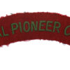 Royal Pioneer Corps (ROYAL PIONEER CORPS) Cloth Shoulder Title