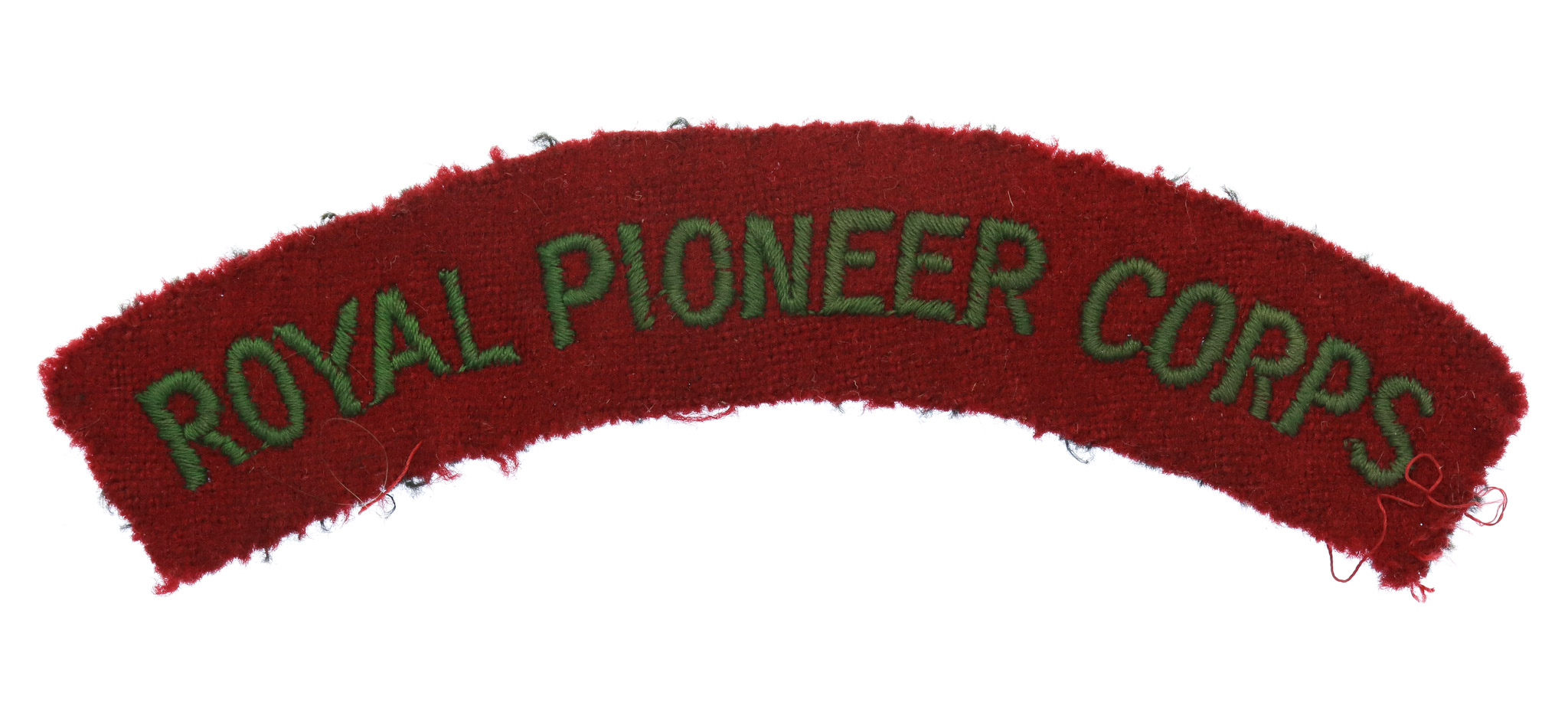 Royal Pioneer Corps (ROYAL PIONEER CORPS) Cloth Shoulder Title