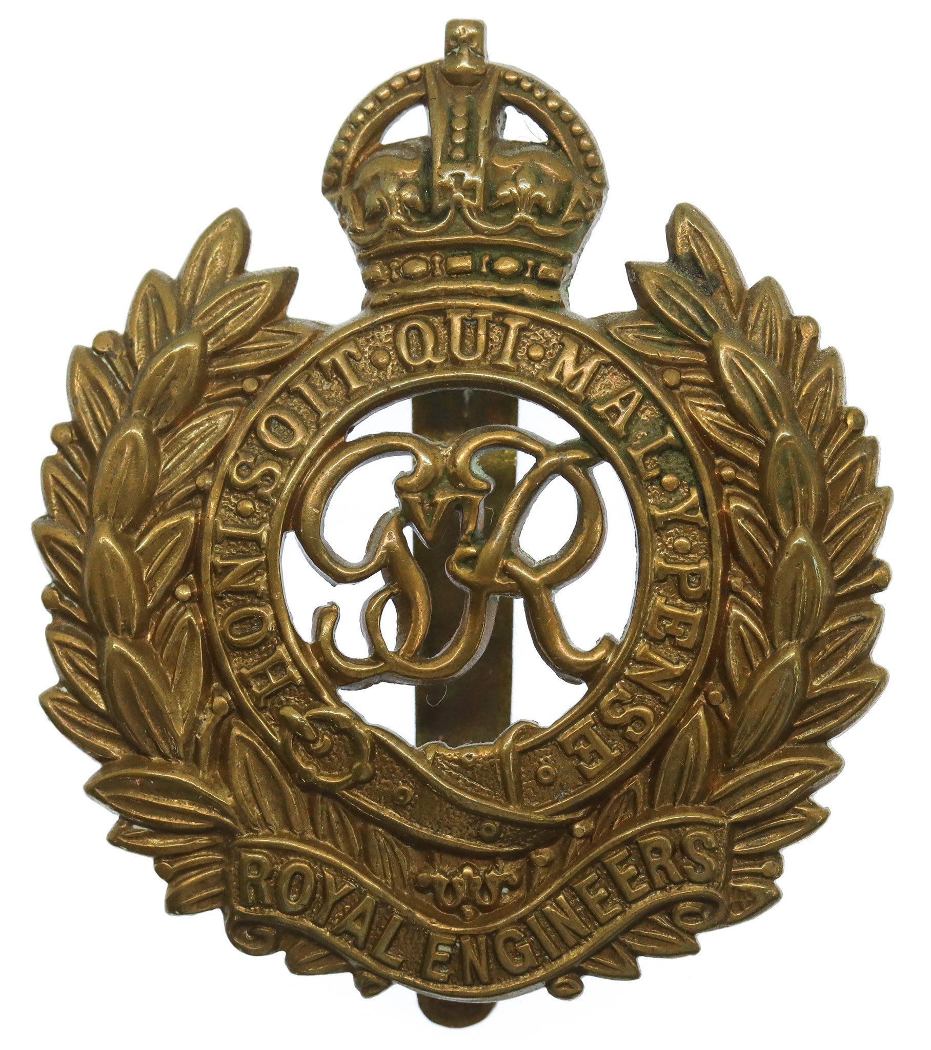 George VI Royal Engineers Cap Badge