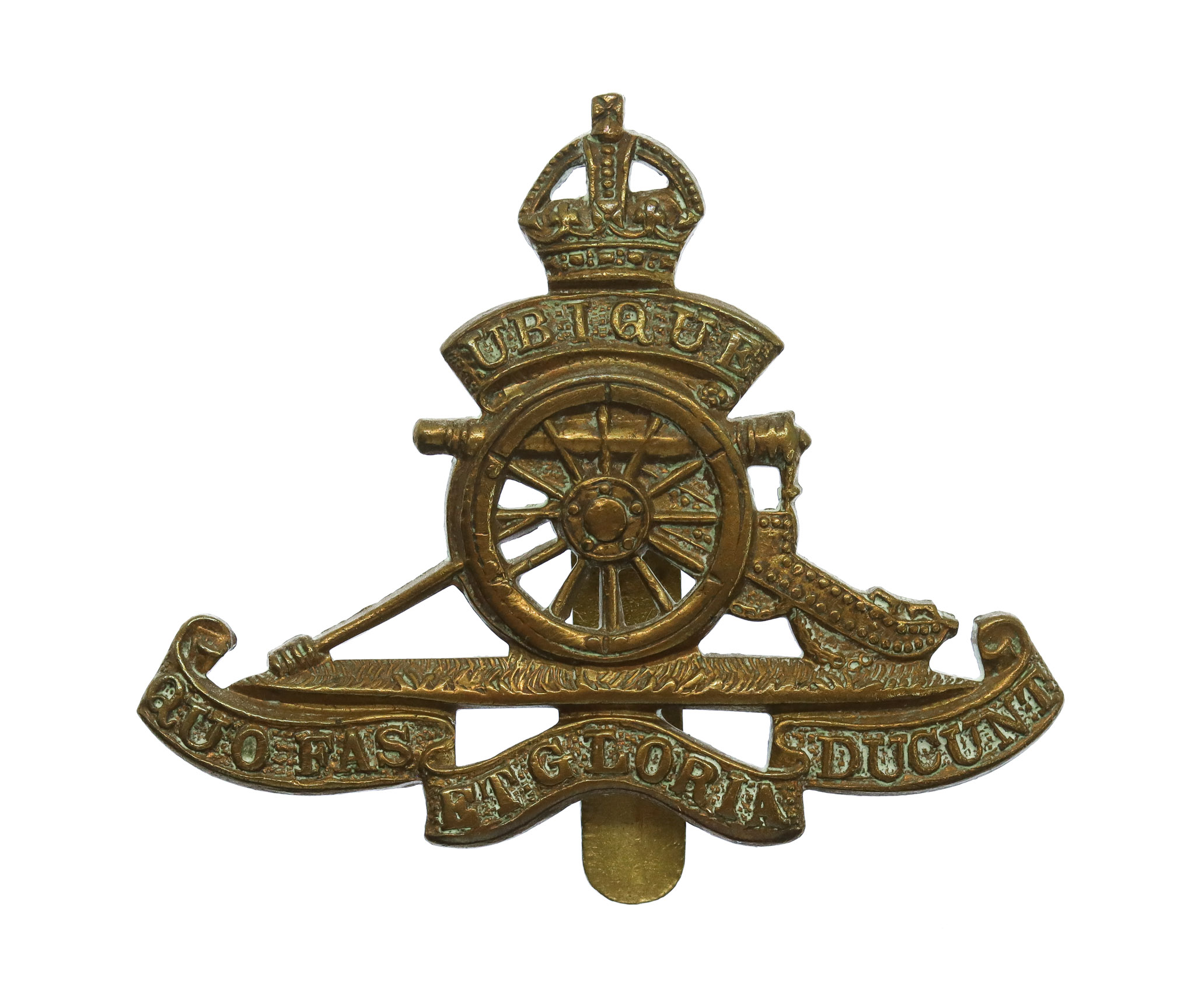 Royal Artillery Beret Badge - King's Crown