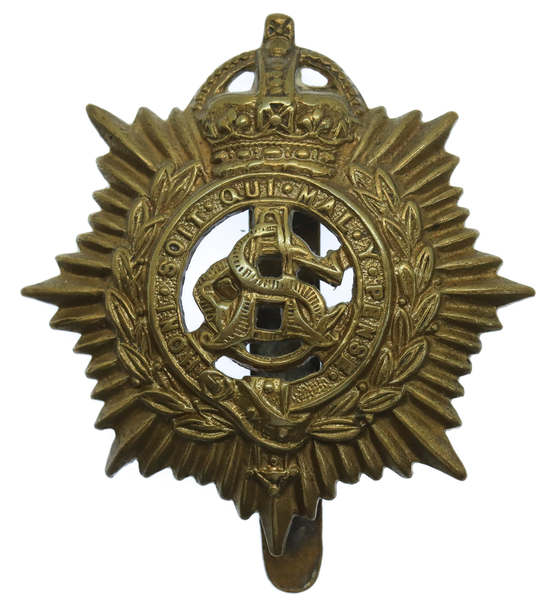 Army Service Corps (A.S.C.) Cap Badge - King's Crown