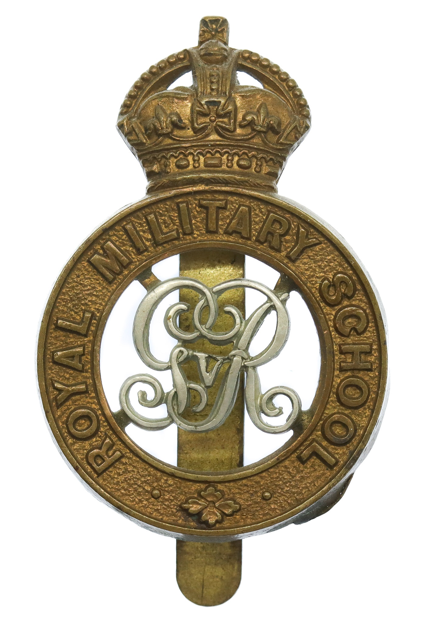 George V Duke of York's Royal Military School Cap Badge