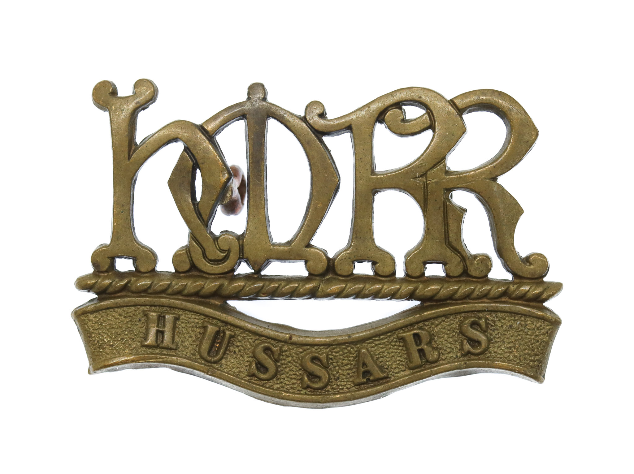 Boer War Her Majesty's Reserve Regiment of Hussars Collar Badge