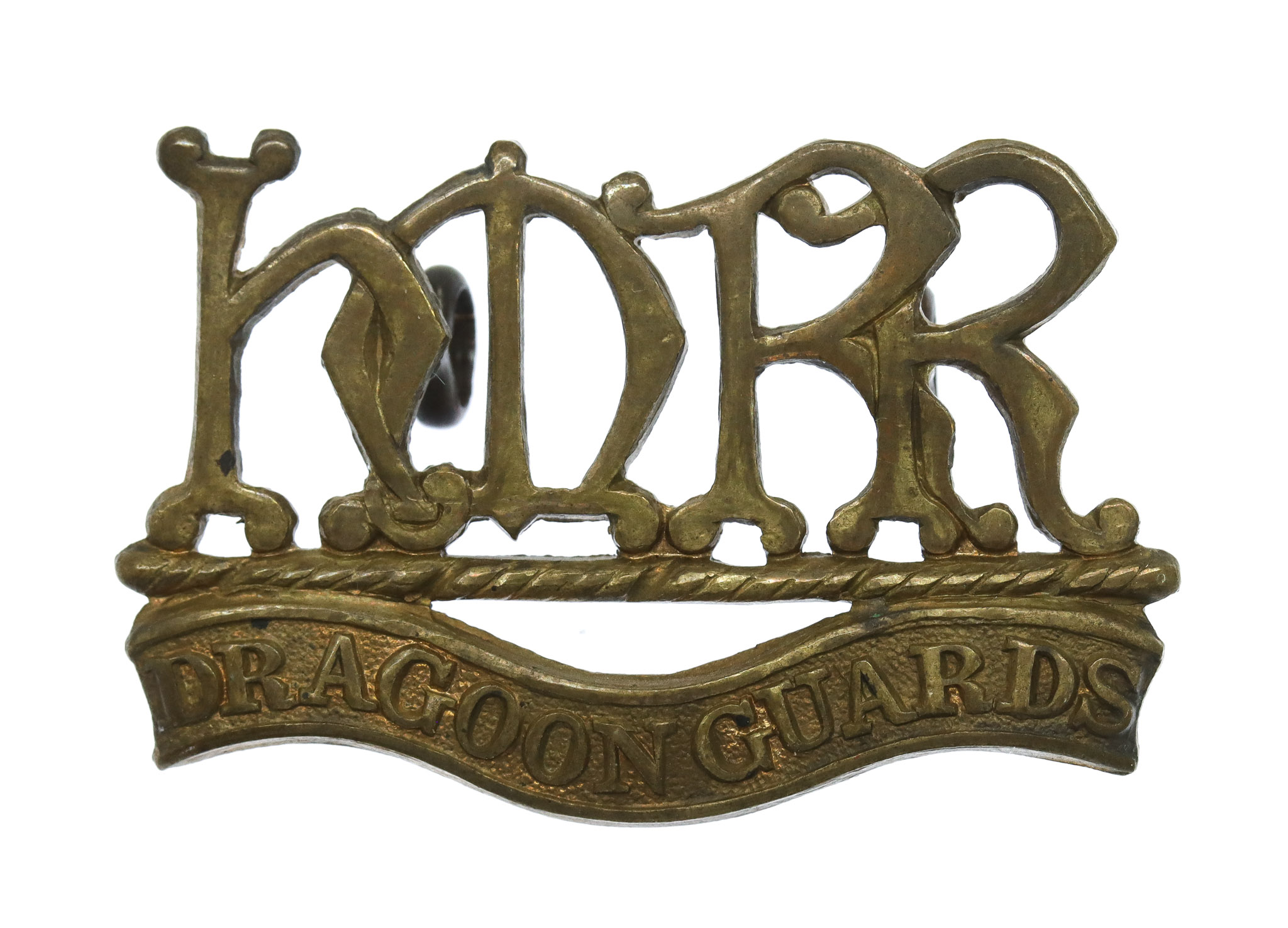 Boer War Her Majesty's Reserve Regiment of Dragoon Guards Collar Badge
