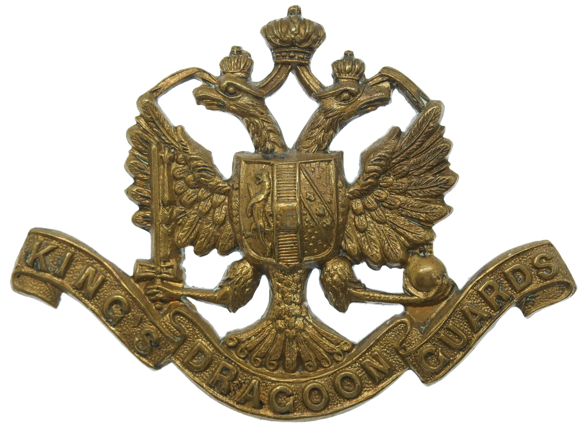 Victorian 1st King's Dragoon Guards Cap Badge