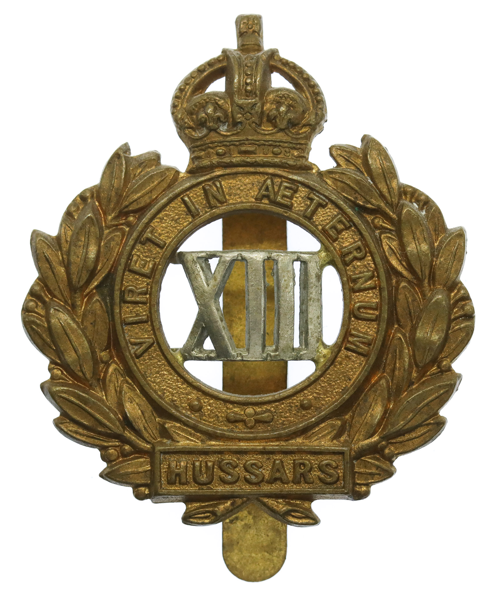 Edwardian 13th Hussars Cap Badge