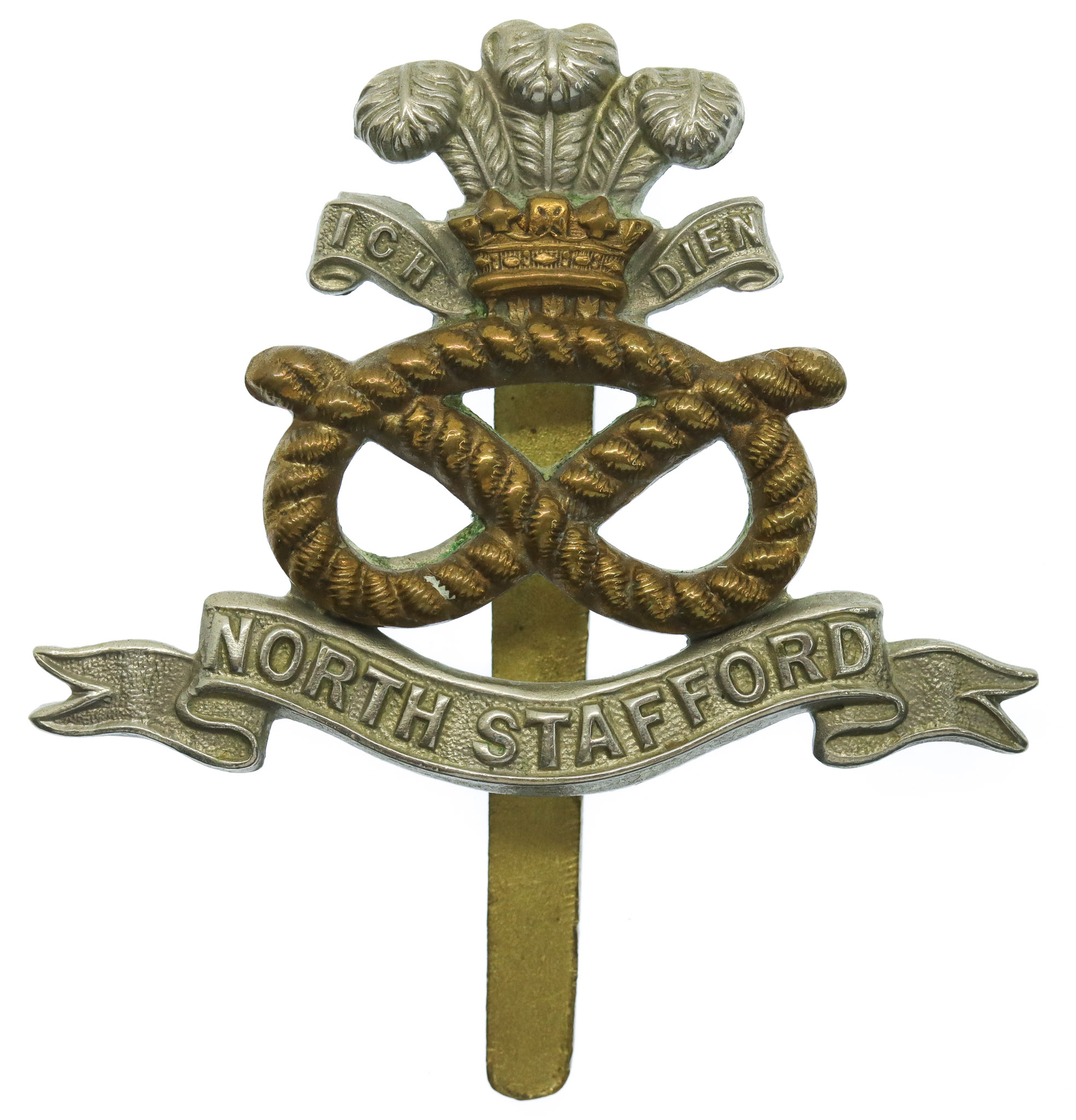North Staffordshire Regiment Pagri/Cap Badge