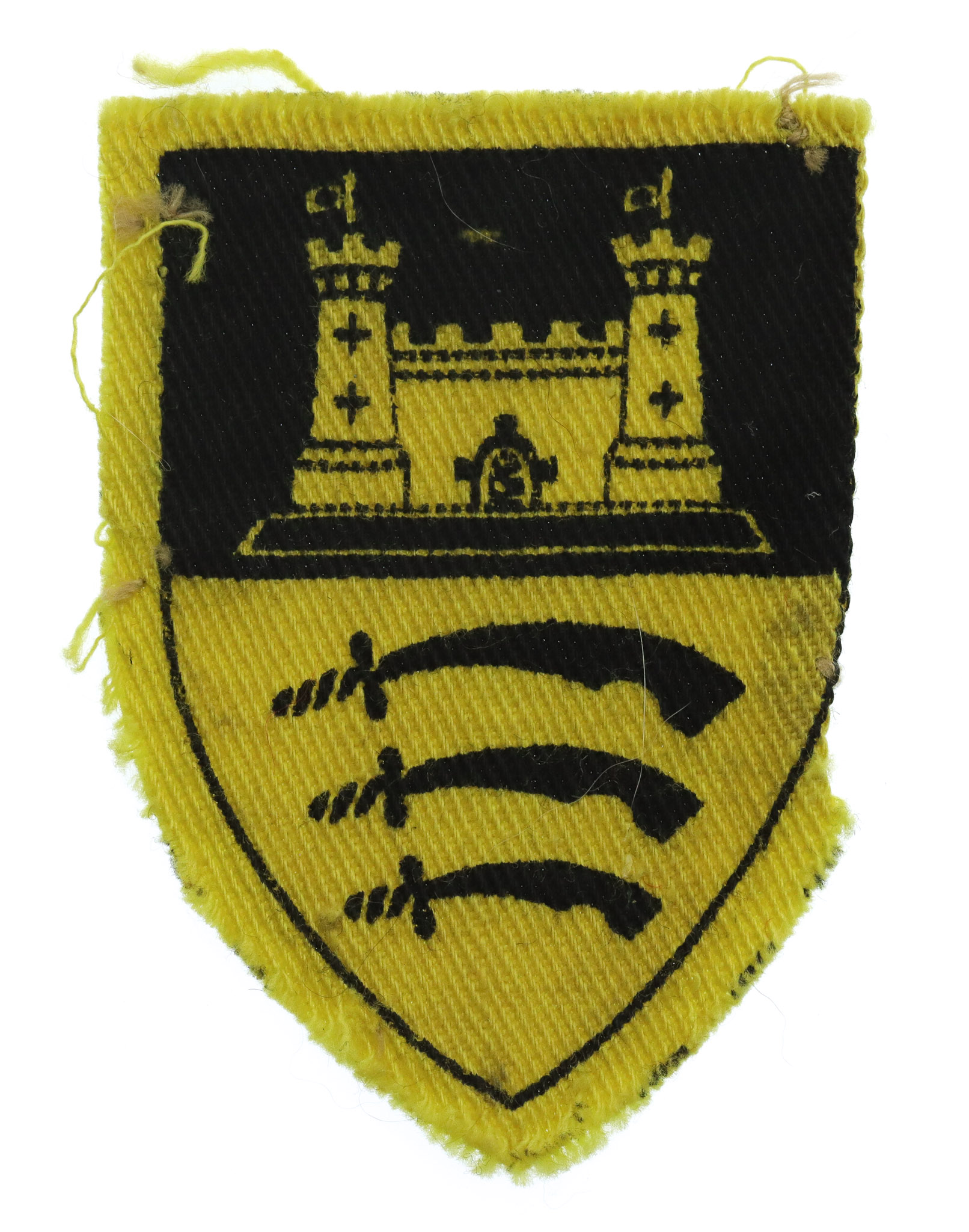 East Anglian District Printed Formation Sign (1st Pattern)