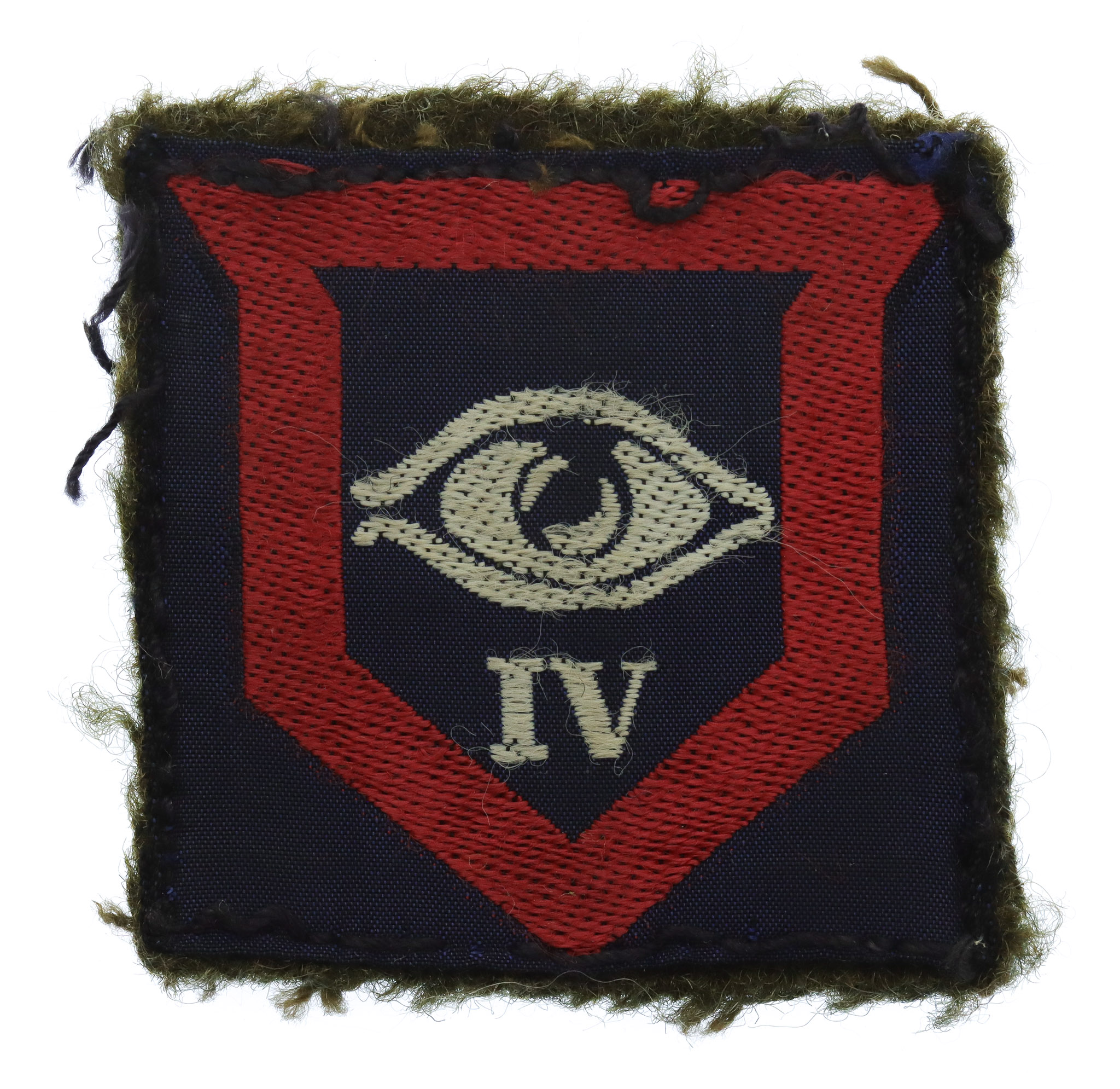 4th Guards Brigade Infantry Division Silk Embroidered Formation Sign