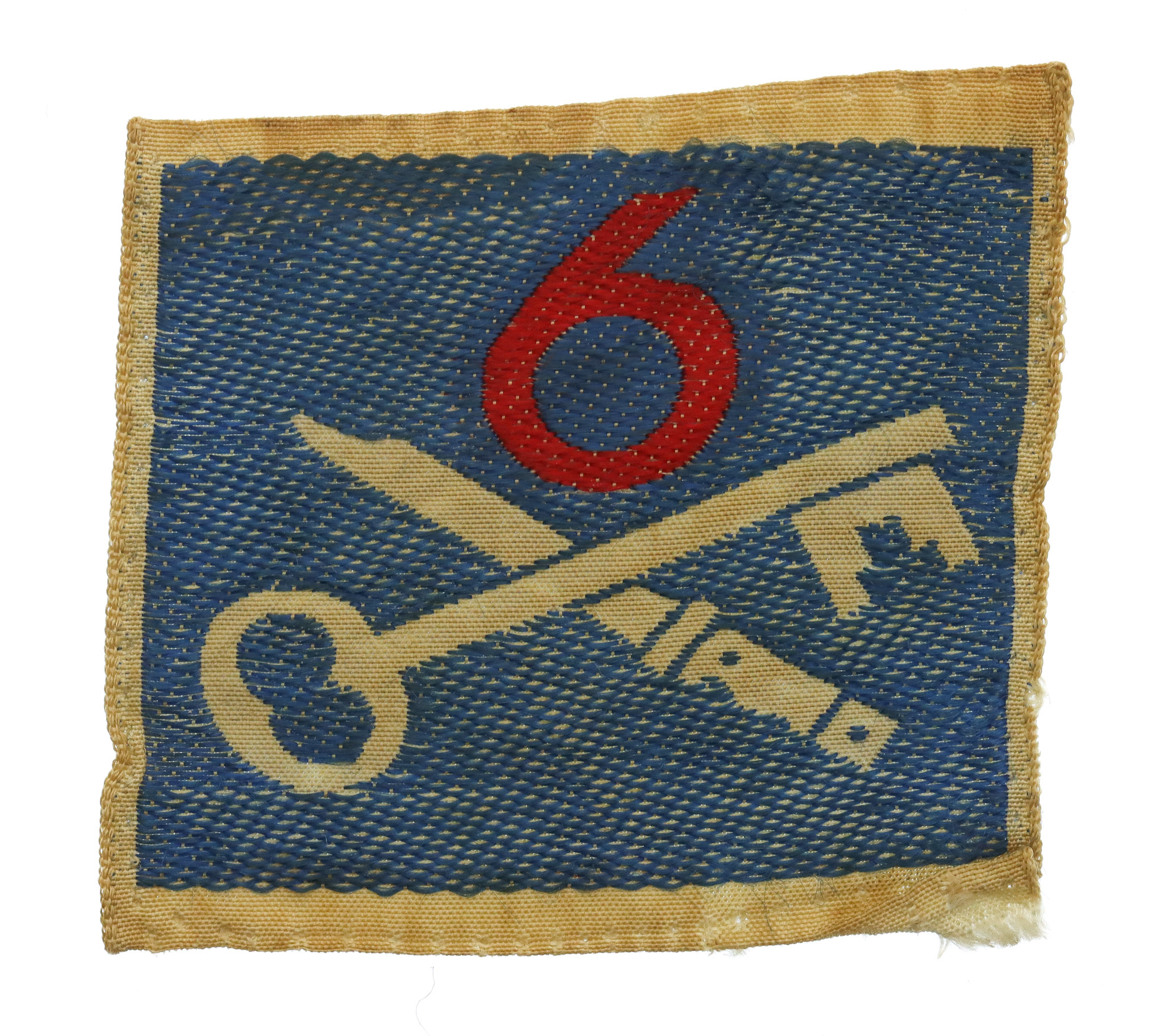 6th Infantry Brigade Silk Embroidered Formation Sign