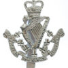 8th Irish Bn. The King's (Liverpool) Regiment Anodised (Staybrite) Cap Badge - Queen's Crown