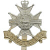 Notts & Derby Regiment (Sherwood Foresters) Anodised (Staybrite) Cap Badge - Queen's Crown