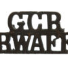 Gold Coast Regiment Royal West African Frontier Force (G.C.R./R.W.A.F.F.) Officer's Service Dress Shoulder Title