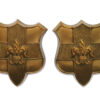 Pair of Loyal North Lancashire Regiment Collar Badges