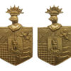 Pair of 19th County of London Bn. (St. Pancras) London Regiment Collar Badges