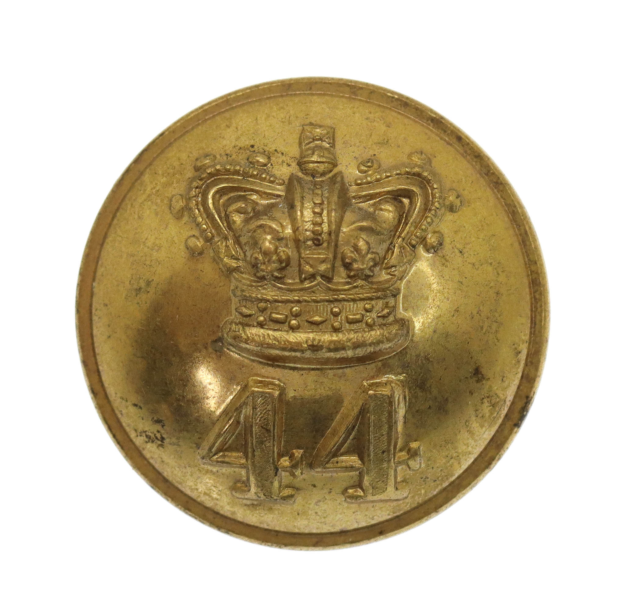Victorian Pre 1881 44th (East Essex) Regiment of Foot Officer's Gilt Button (25mm)
