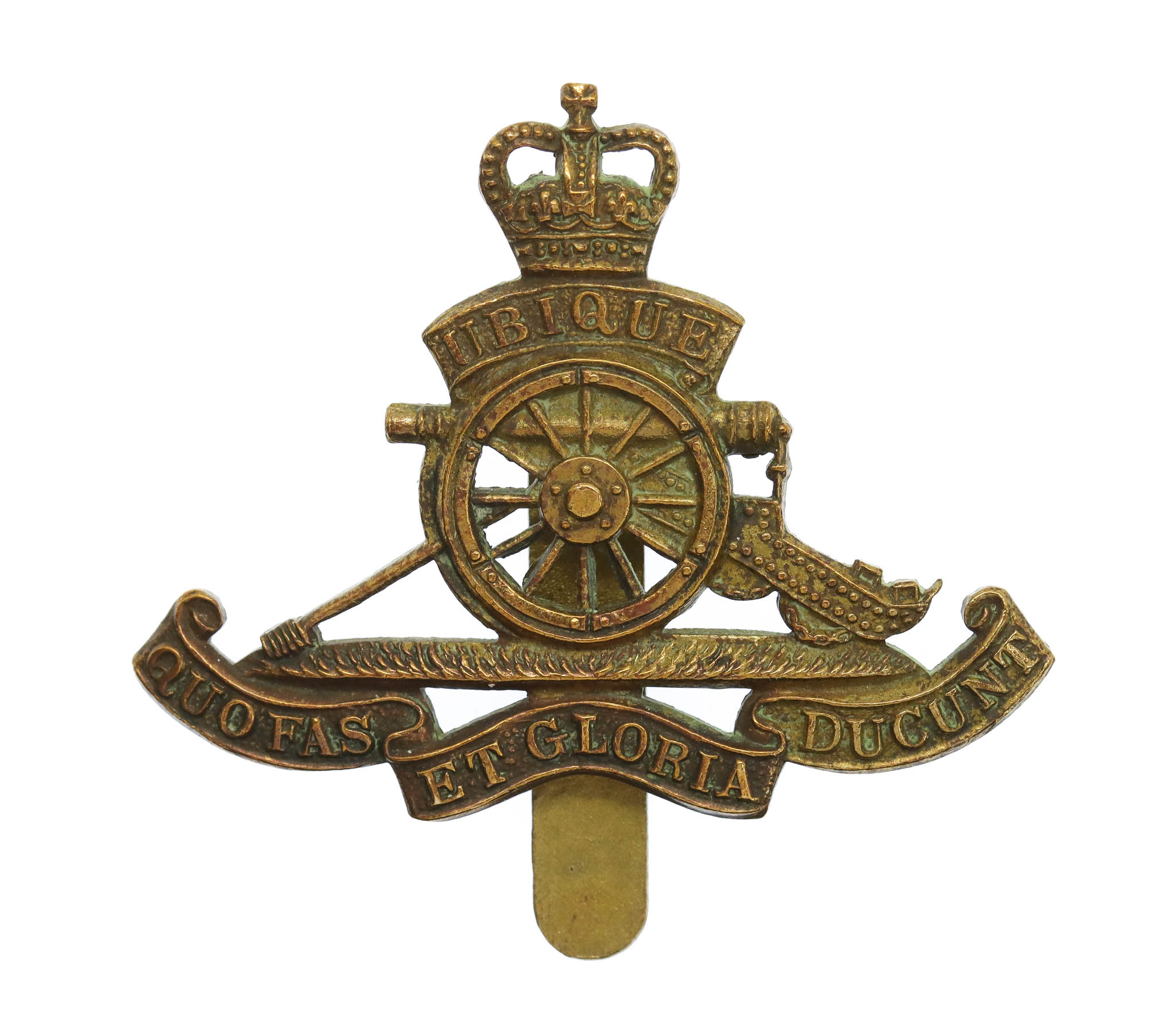Royal Artillery Beret Badge - Queen's Crown