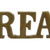 Royal Field Artillery (R.F.A.) Shoulder Title