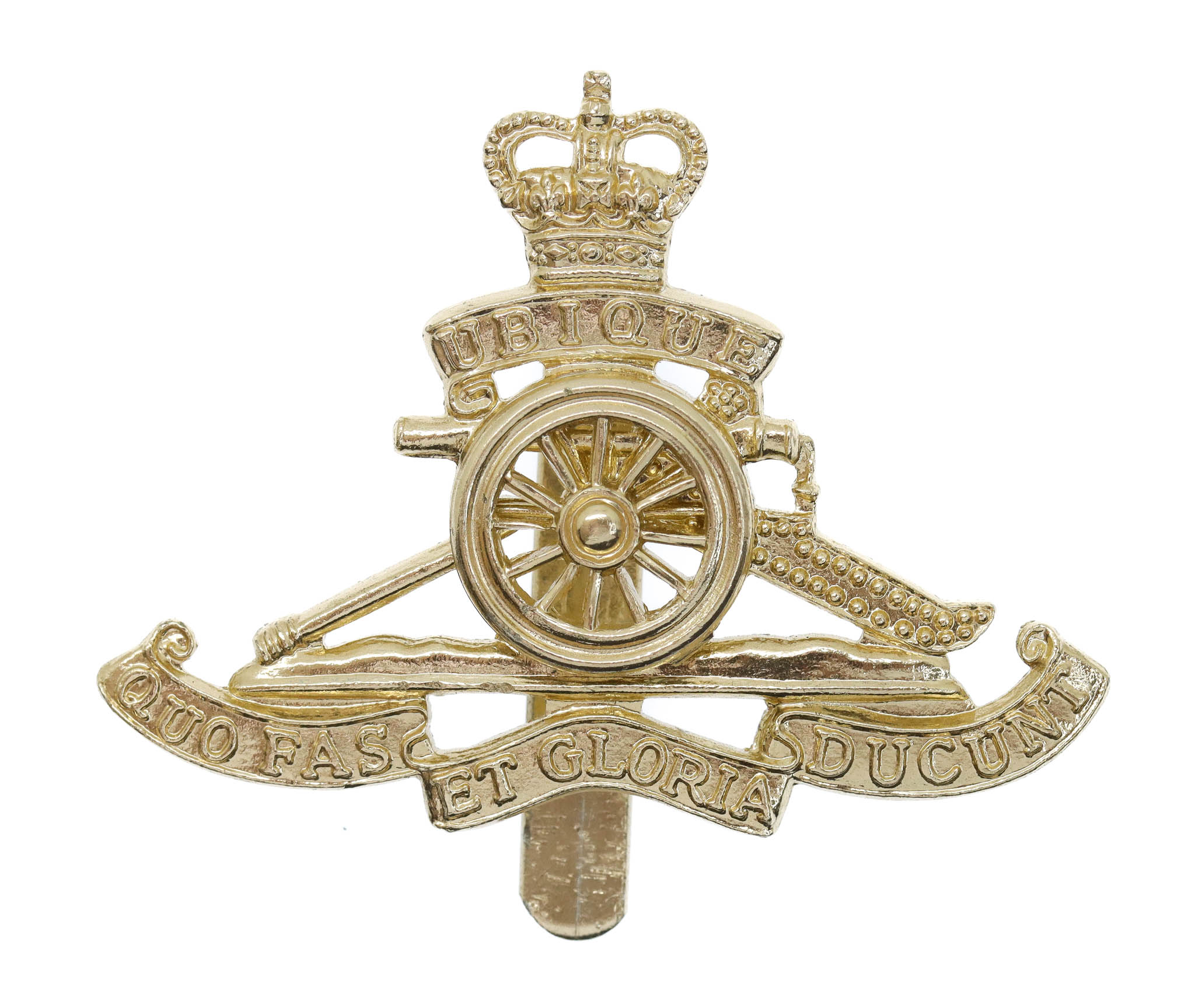 Royal Artillery Anodised (Staybrite) Beret Badge