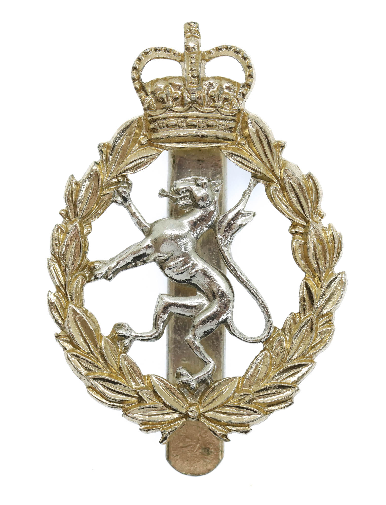 Women's Royal Army Corps (W.R.A.C.) Anodised (Staybrite) Cap Badge