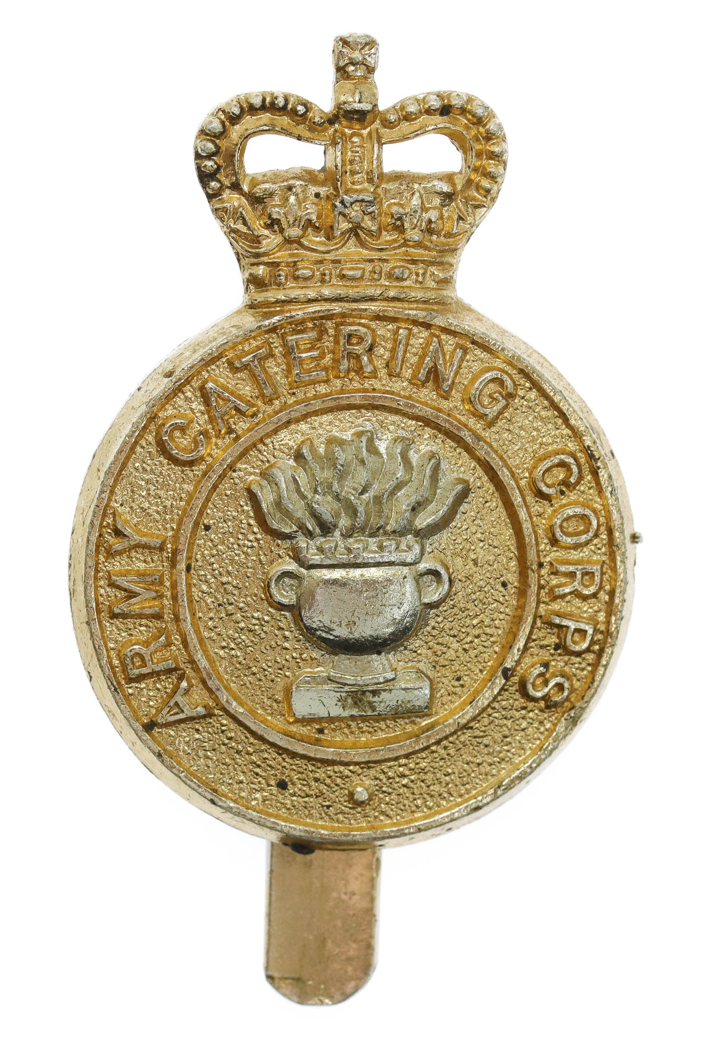 Army Catering Corps Anodised (Staybrite) Cap Badge 