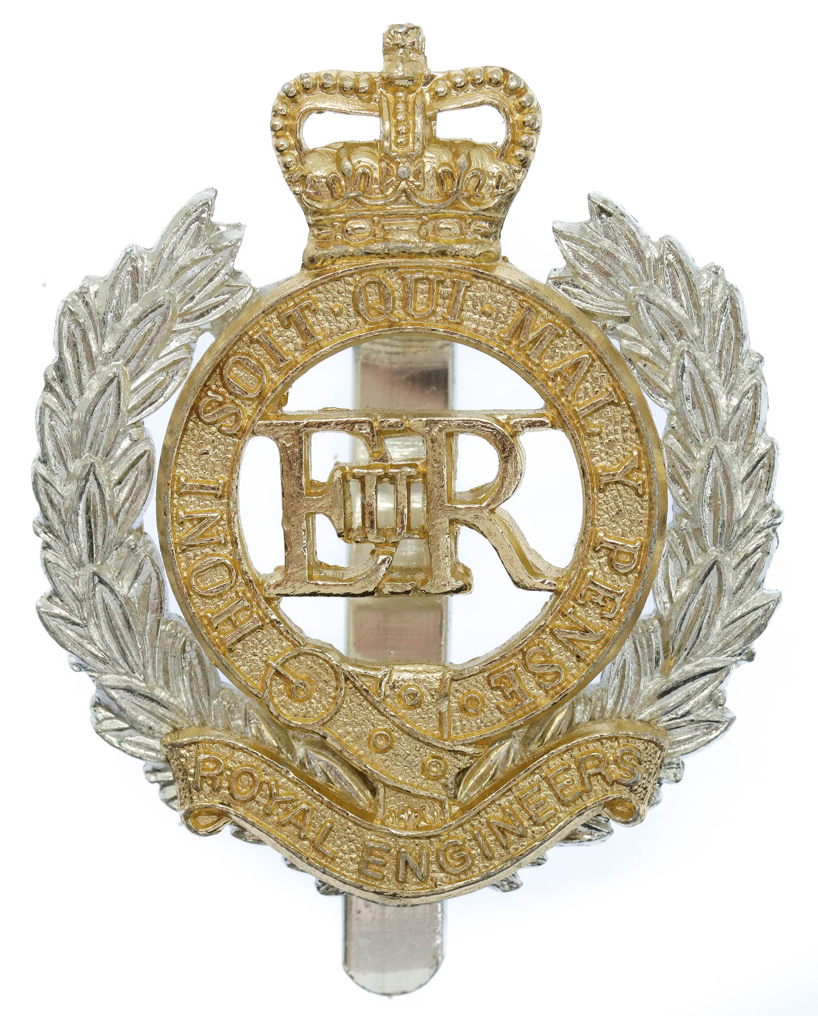 Royal Engineers Anodised (Staybrite) Cap Badge