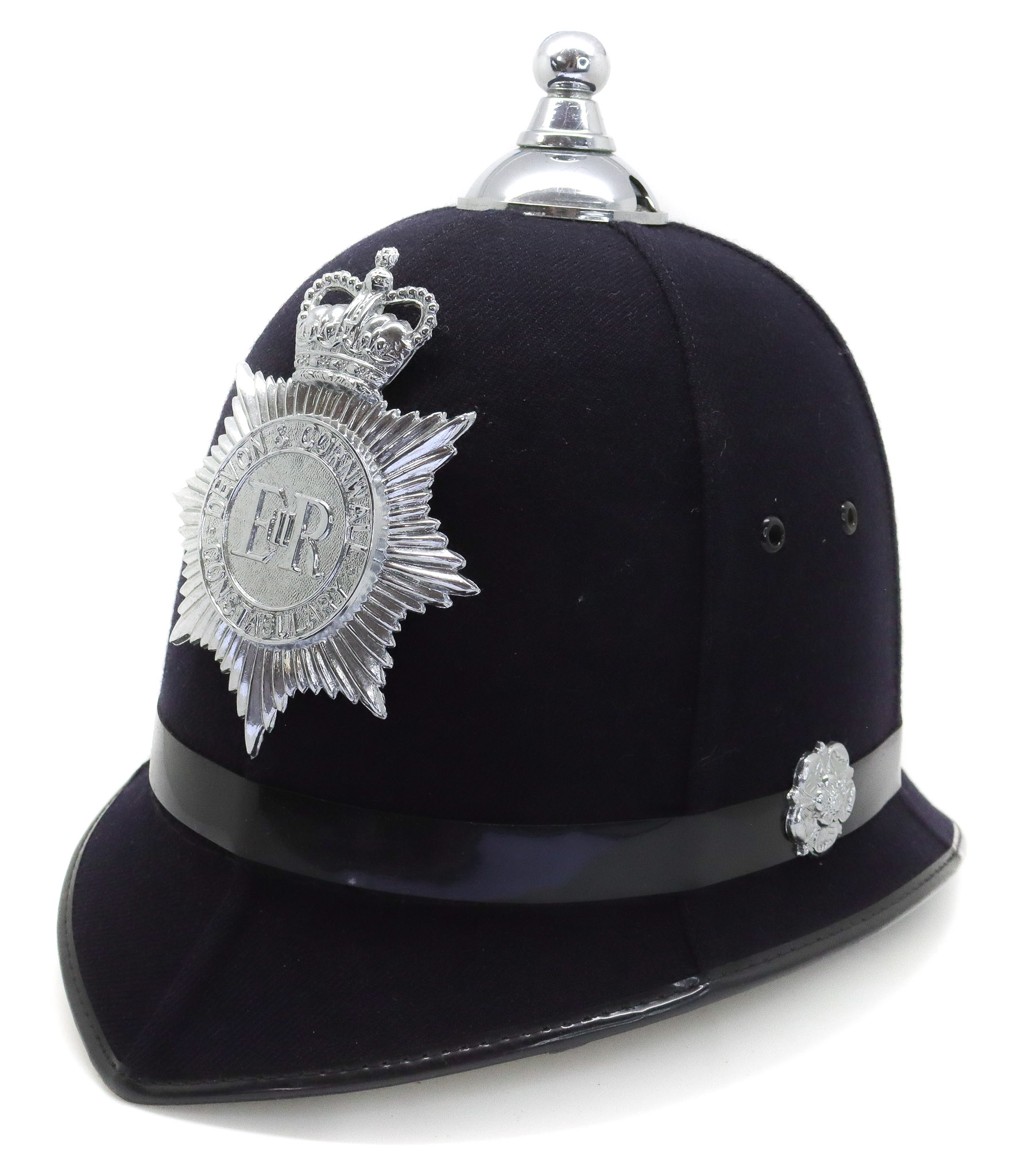 Devon & Cornwall Constabulary Ball Top Helmet with Plastic Helmet Plate