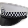 Metropolitan Police White Traffic Police Peaked Cap 