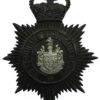 Eastbourne Borough Police Night Helmet Plate - Queen's Crown