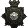 North Riding Constabulary Night Helmet Plate - King's Crown