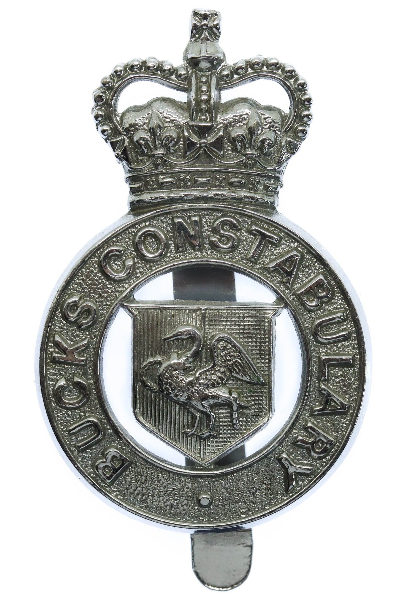 Buckinghamshire Constabulary Cap Badge - Queen's Crown