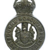 Eastbourne Borough Police Cap Badge - King's Crown